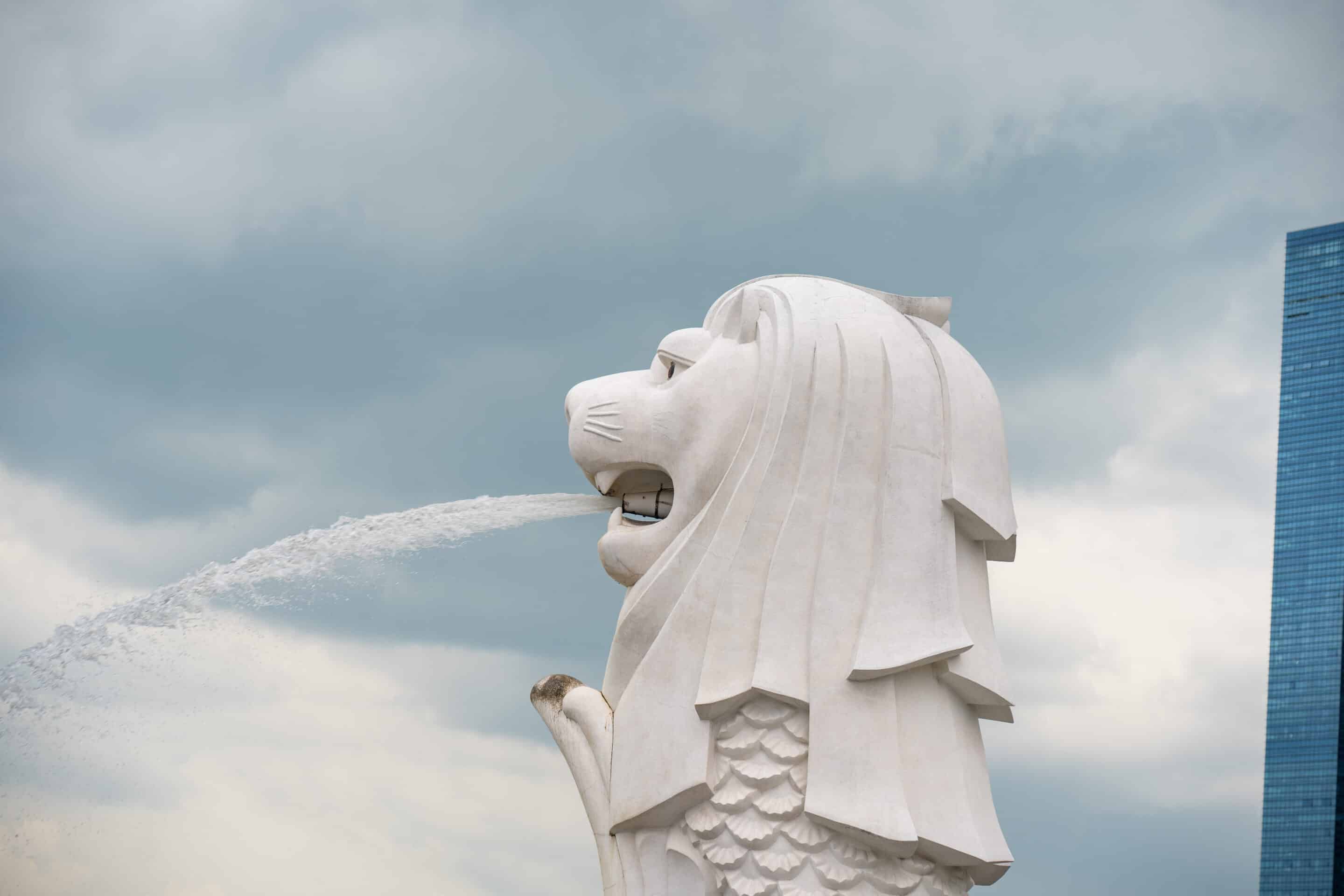 merlion singapour