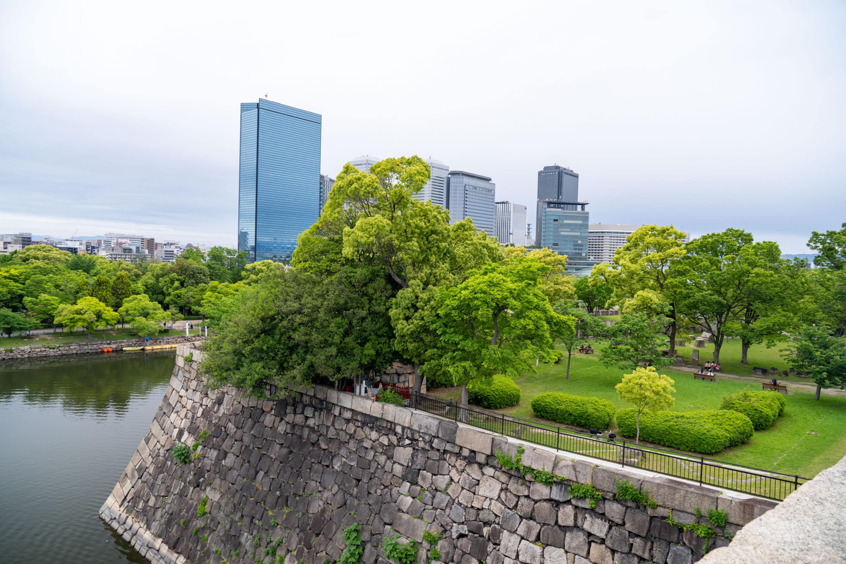 vue parc chateau osaka